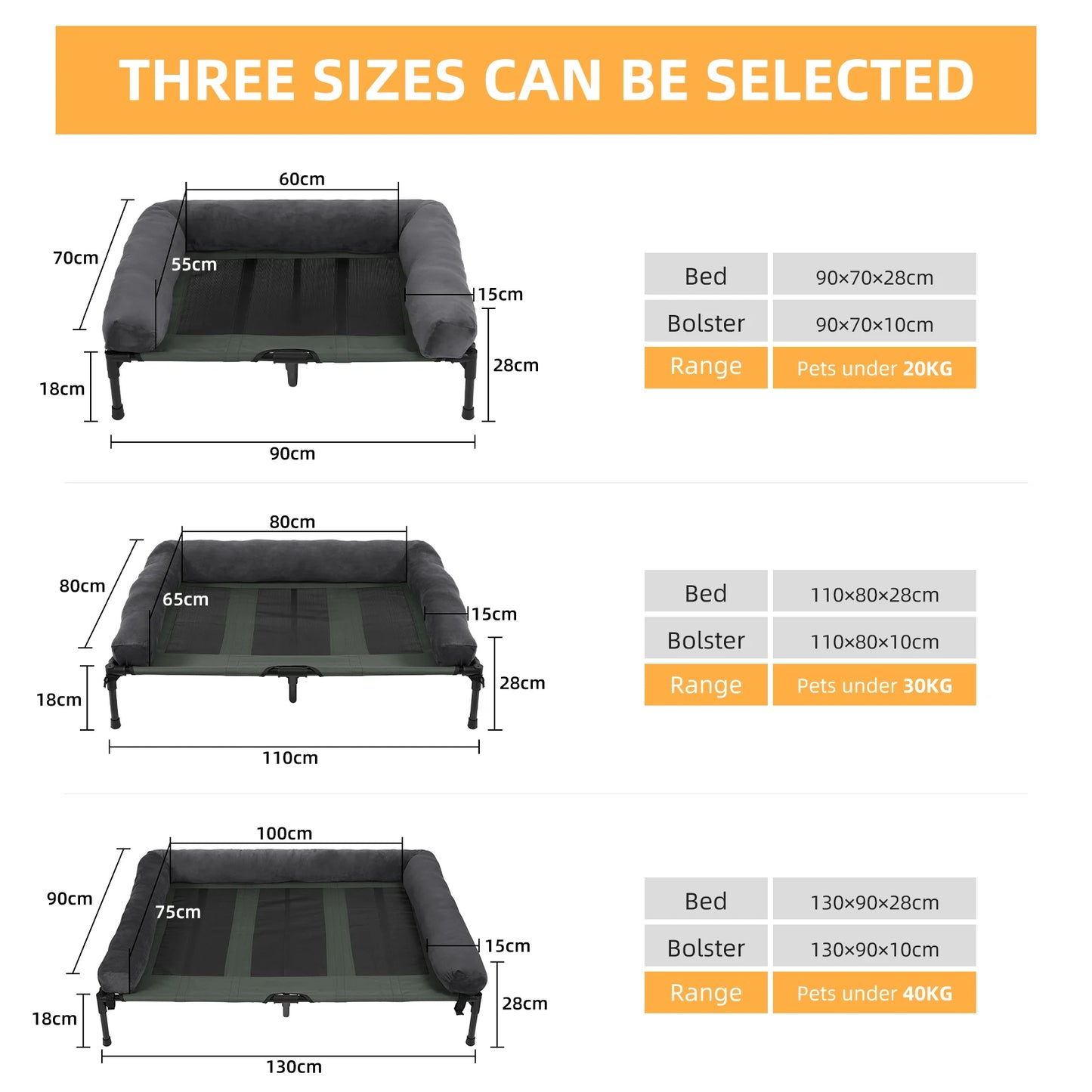 Elevated, Indoor & Outdoor Dog Bed