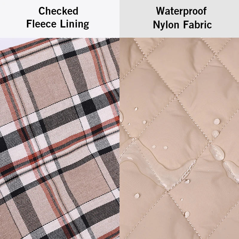 Waterproof, Soft, Reversible Dog Jacket