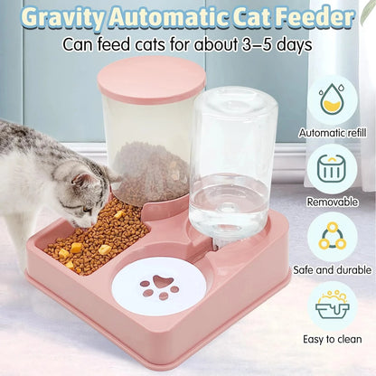 Large Capacity Food Bowl, Storage Dispenser