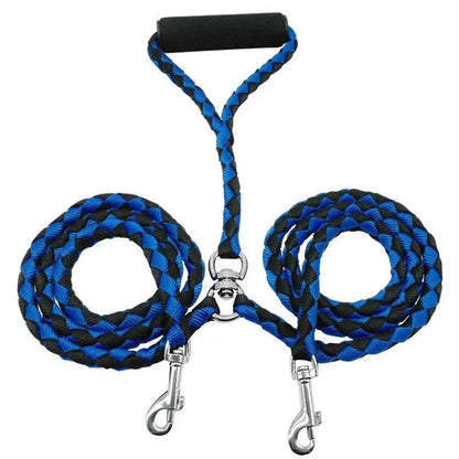 1.4m Pet Double Leash, 2 Way Couplers