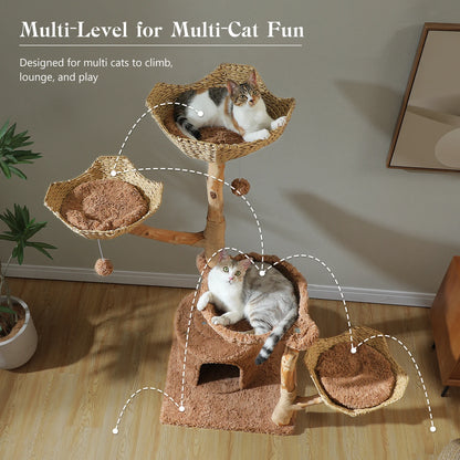 Large Tree Tower with Sisal Scratching Post
