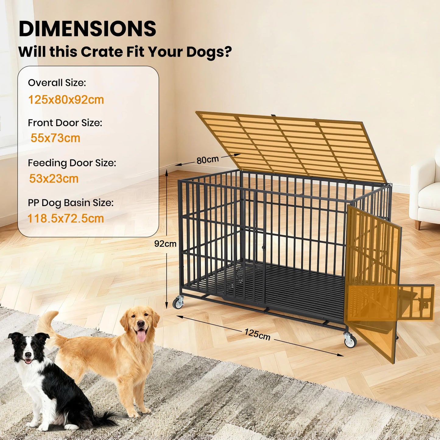 Heavy Duty Crate, Steel Kennel