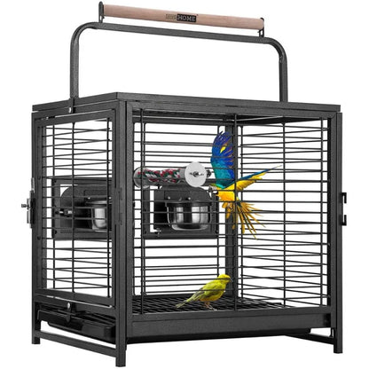 19" Wrought Iron Travel Carrier