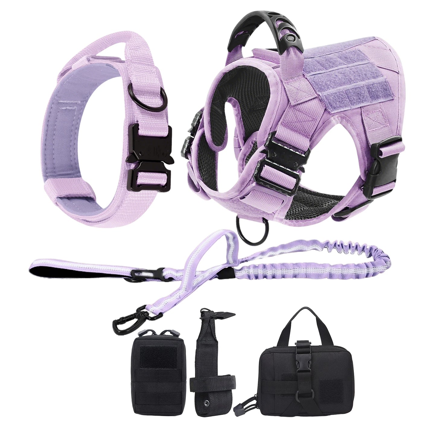 Military Pink Camouflage Dog Harness