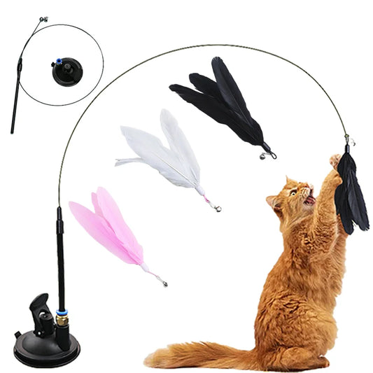 Interactive Cat Teaser Wand Toy