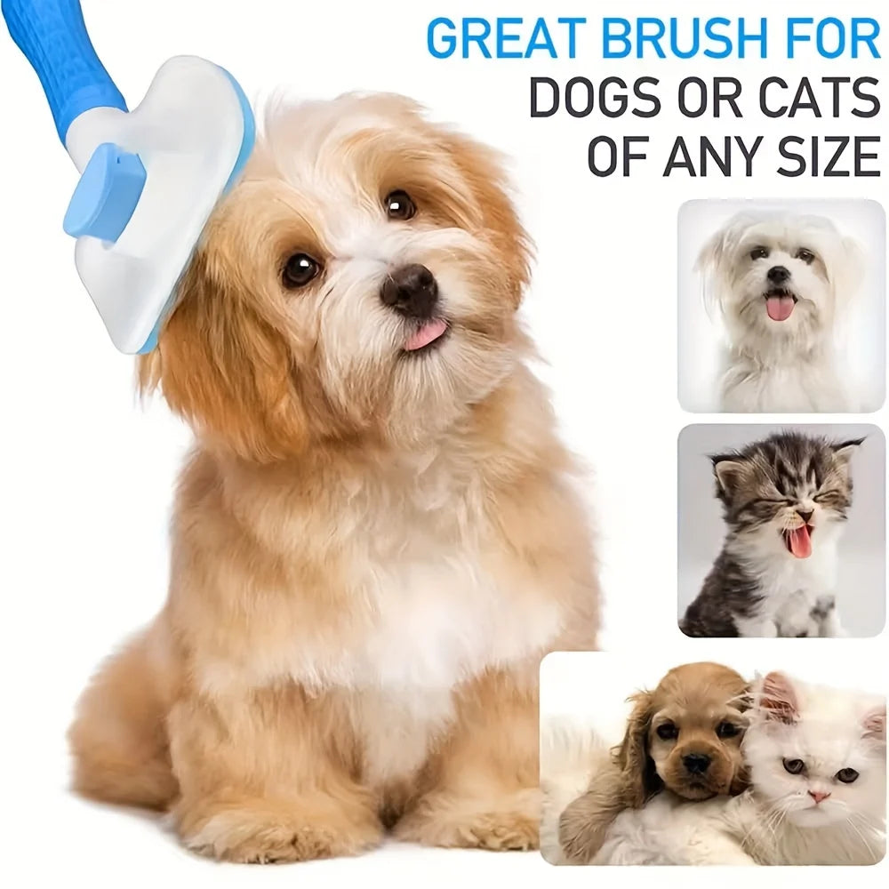 Gentle Dog & Cat Grooming Brush