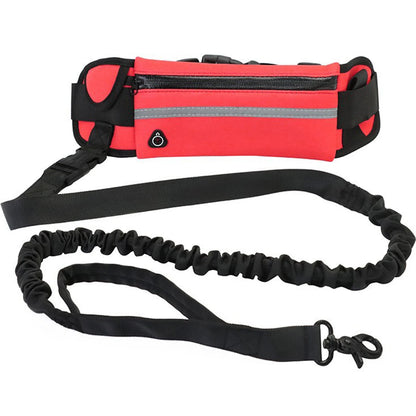 Hands Free Reflective Leash w/Waist Bag