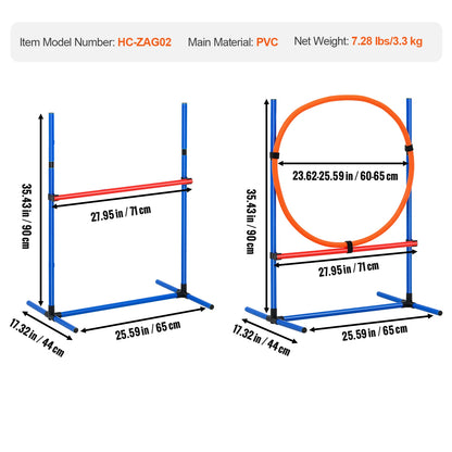 4 PCS Dog Agility Training Equipment