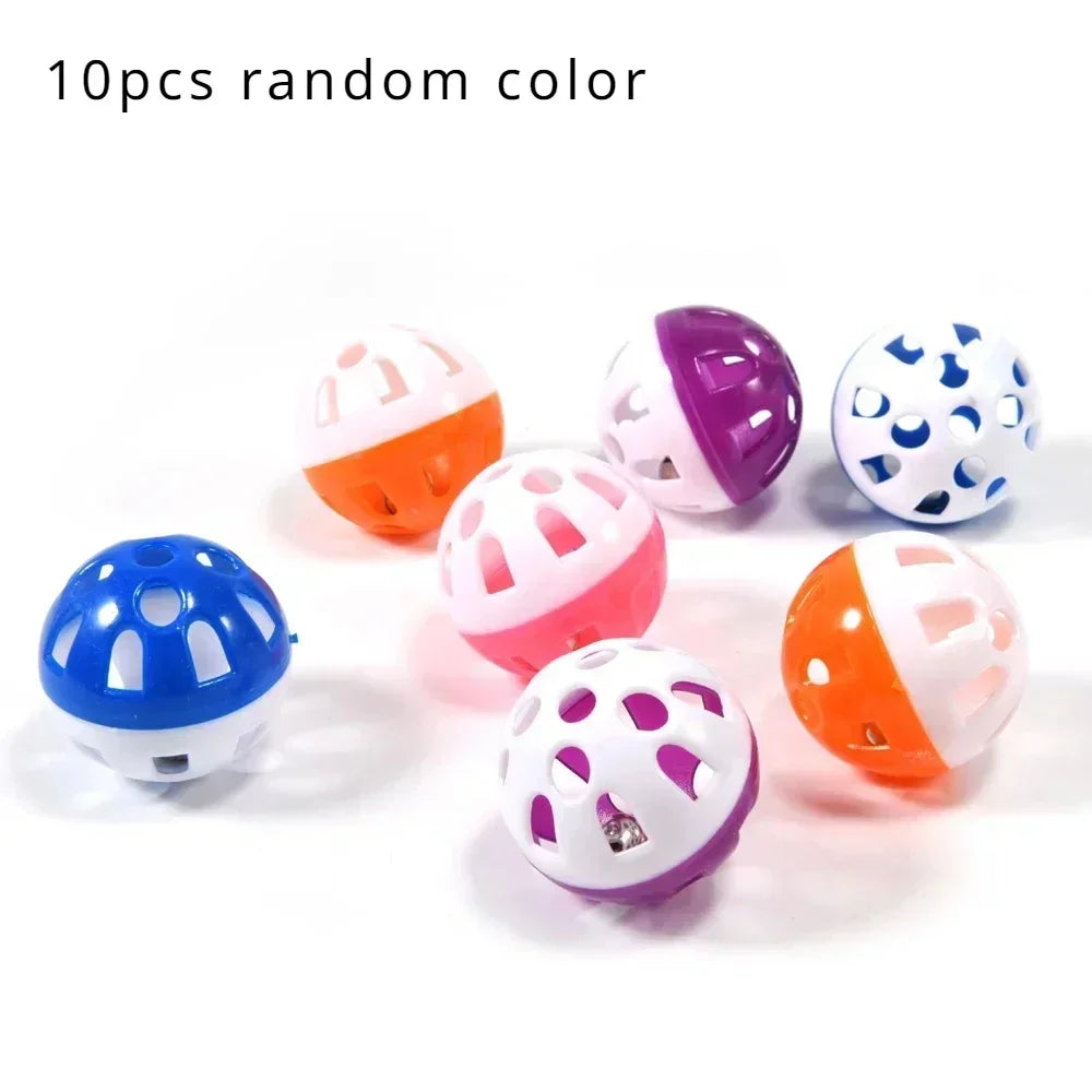 10pcs Colorful Hollow Rolling Ball