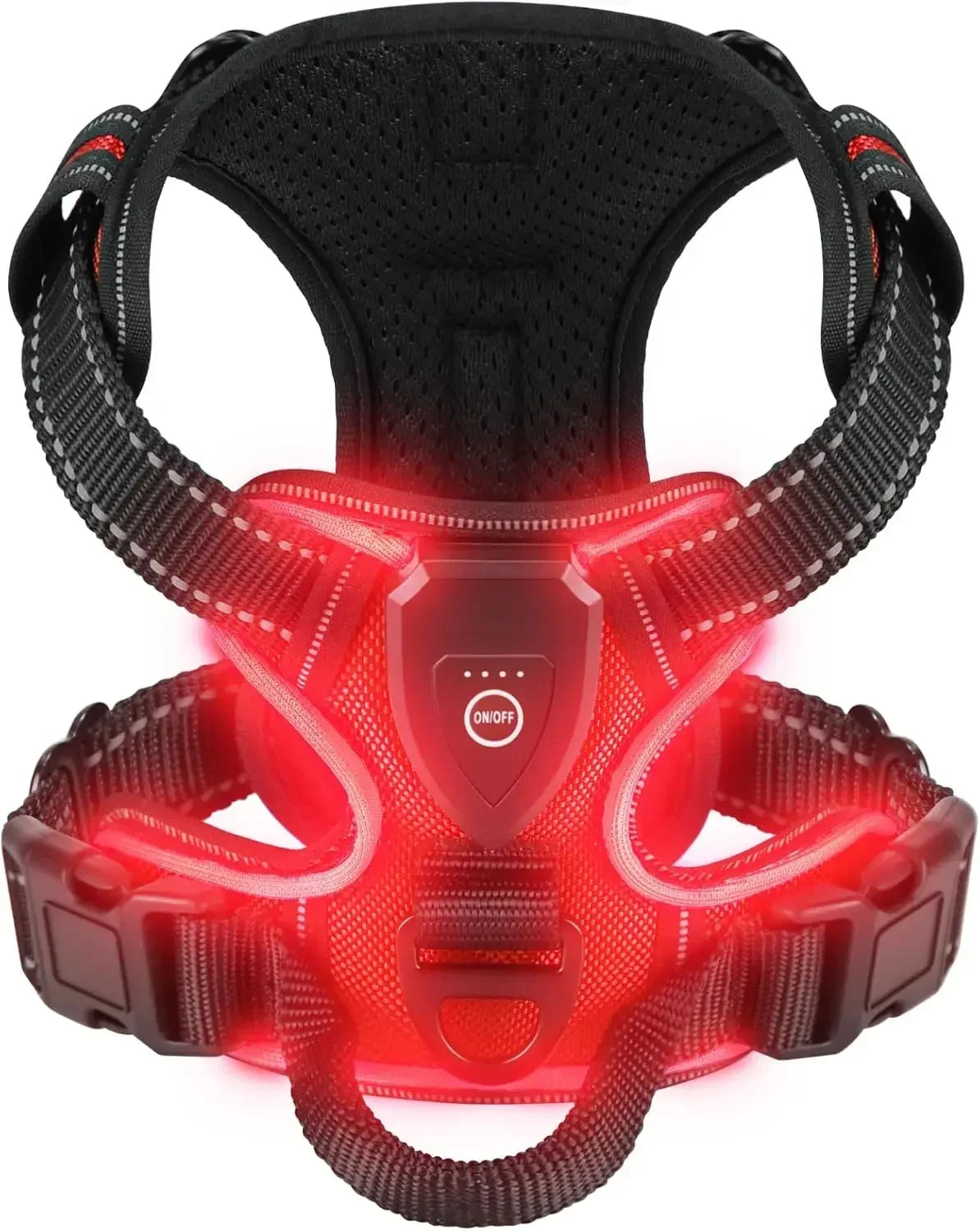 Rechargeable luminous Dog Harness