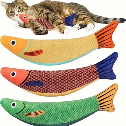 Realistic Fish Design Cat Toy