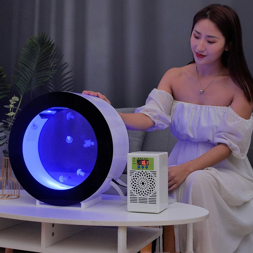 Electronic Jellyfish Aquarium with LED Light
