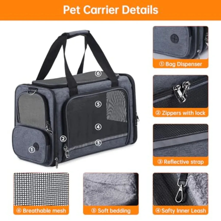 Soft-Sided Pet Carrier, Airline Approved