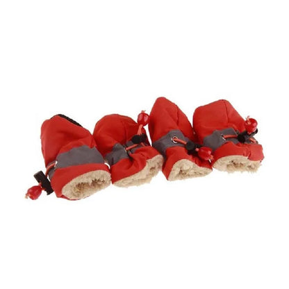 4pcs Soft Soled Anti-Skid Puppy Shoes