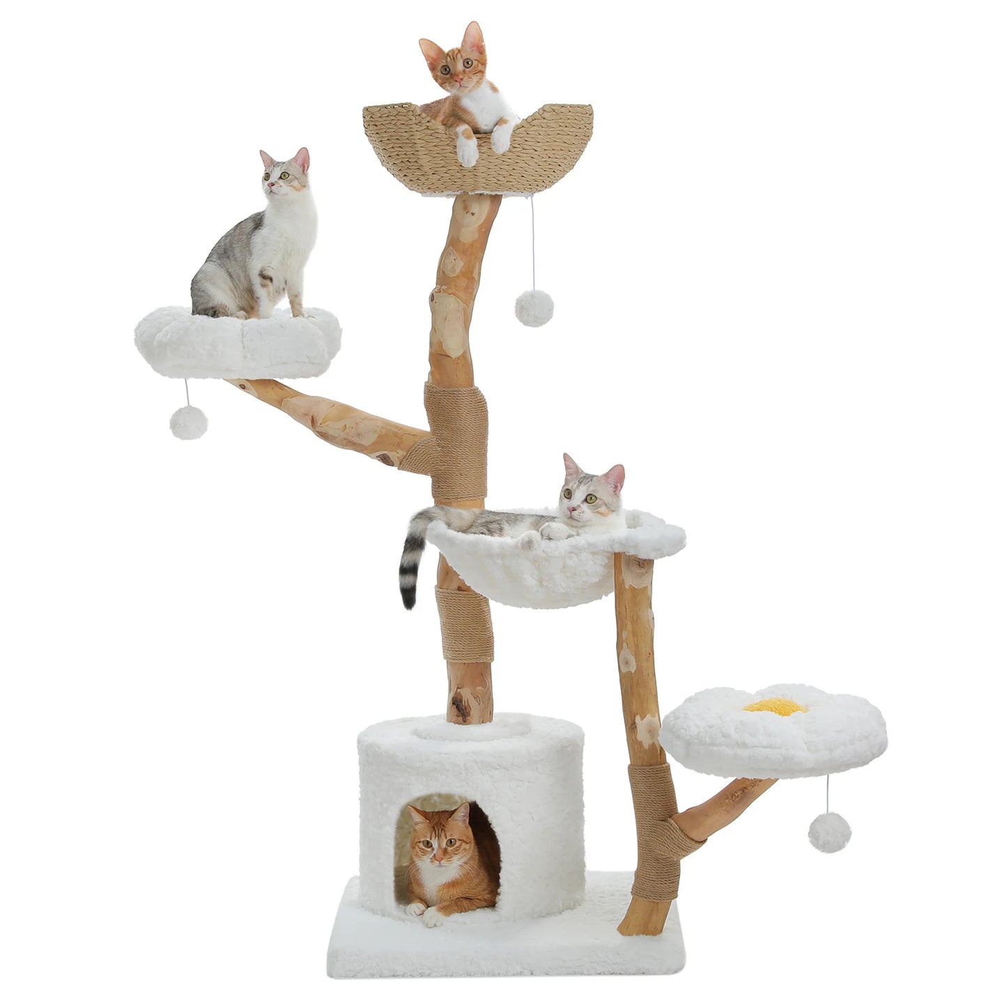 Large Tree Tower with Sisal Scratching Post