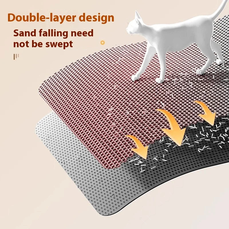 XL Washable Heavy Duty Cat Litter Mat