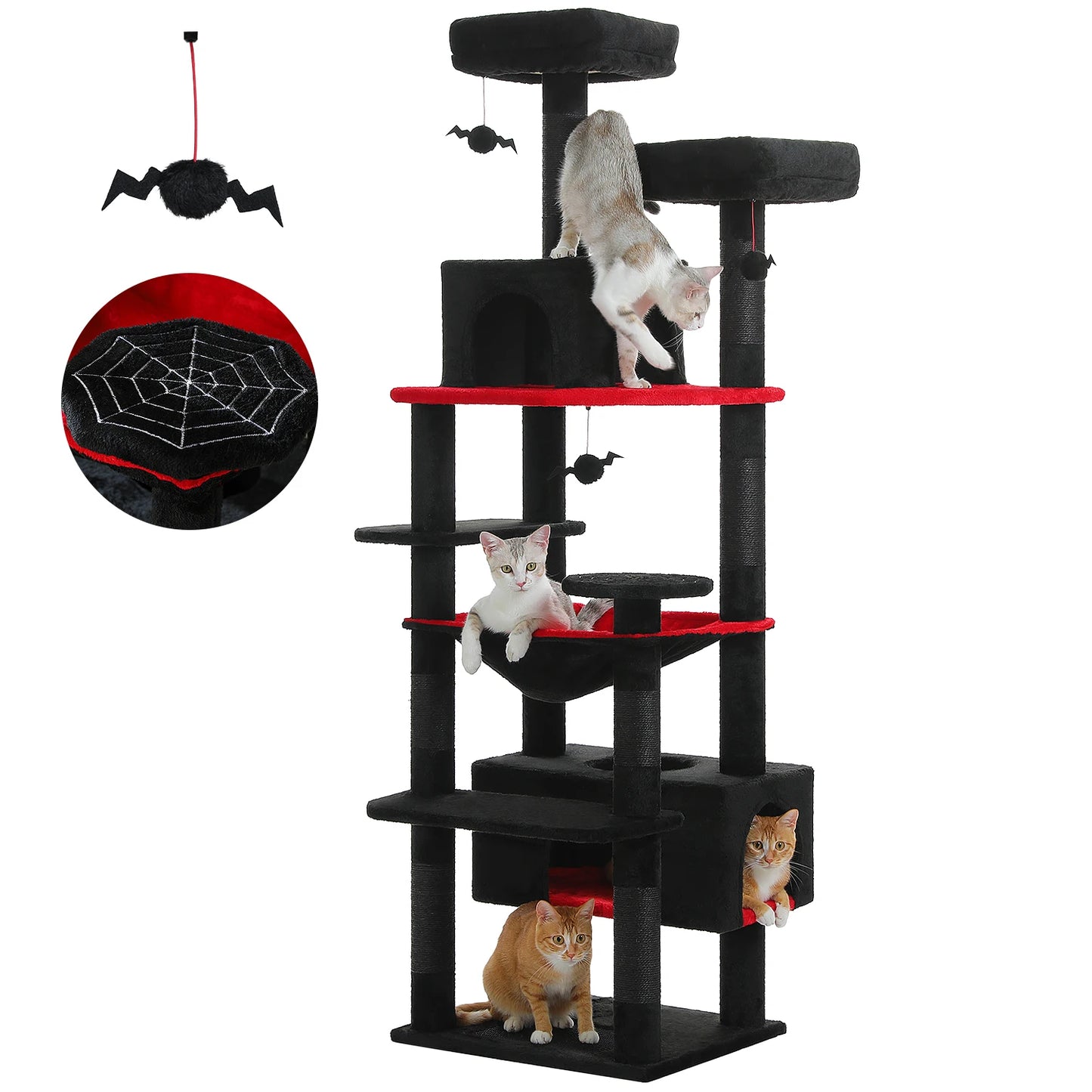 Large Indoor Tree and Tower w/Scratching Post