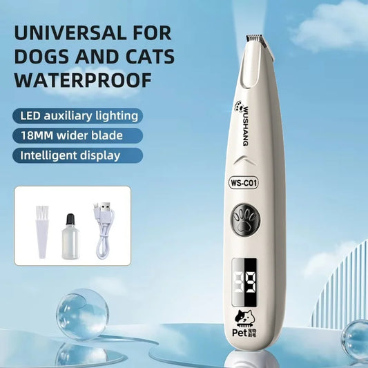 Waterproof Electric Groomer with LED Light
