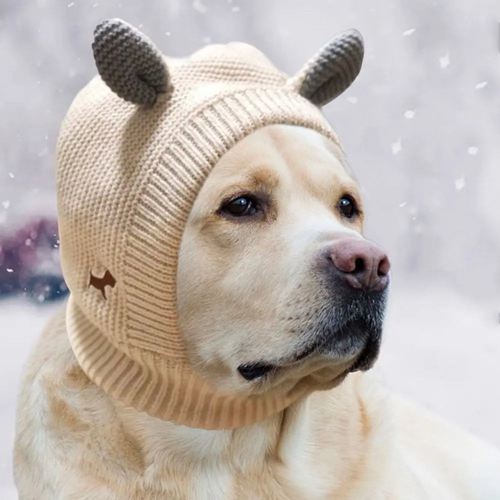 Quiet Knitted Hat Earmuffs