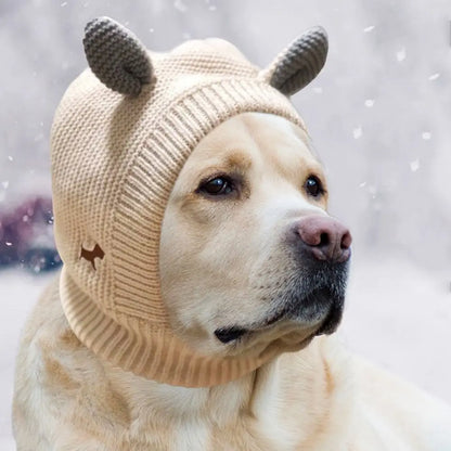 Quiet Knitted Hat Earmuffs