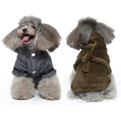 Soft Hooded Pajamas, Dog Bath Robe, Coat