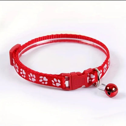 Colorful Pattern Collar w/Bell