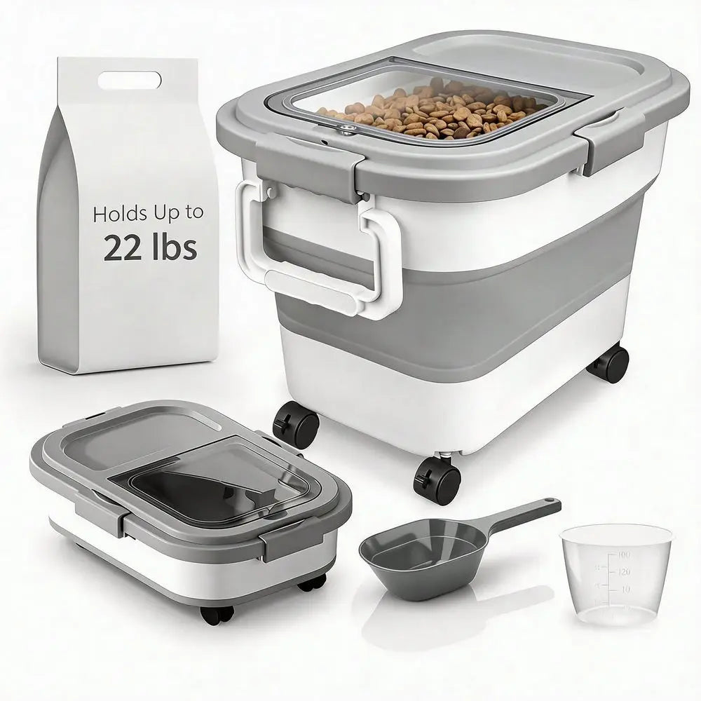 Medium Sized Pet Dog Food Storage Container