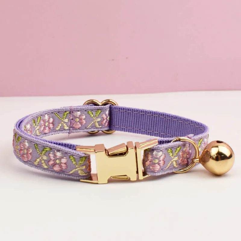 Adjustable Comfortable Cat Collar w/Bell