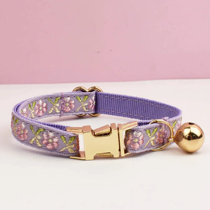 Adjustable Comfortable Cat Collar w/Bell