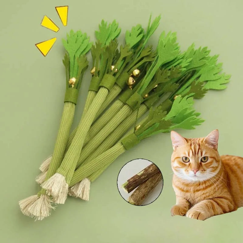 Interactive Cat Chew Toys w/Catnip