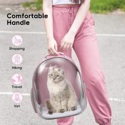 Pink Expandable Backpack