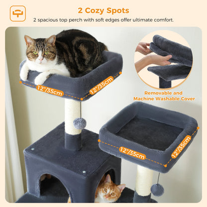 Large Indoor Tree and Tower w/Scratching Post