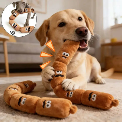 Dog Plush Teeth Cleaning Chew Toy