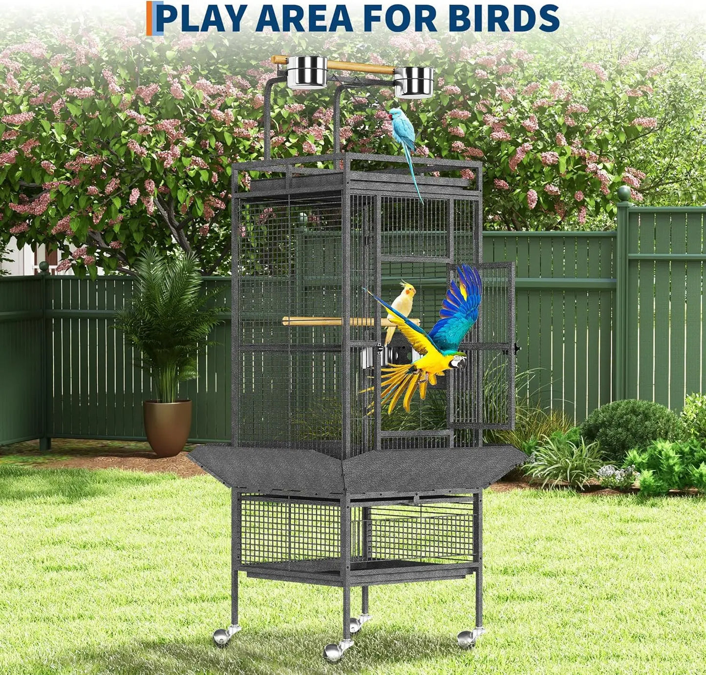 Large Metal Parrot Cage