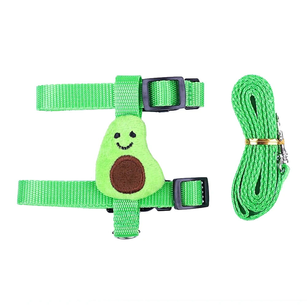 Adjustable Rabbit Cat Harness and Leash Set