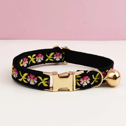 Adjustable Comfortable Cat Collar w/Bell