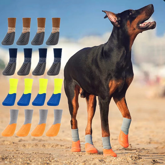 4Pcs Paw Protector Outdoor Waterproof Boots