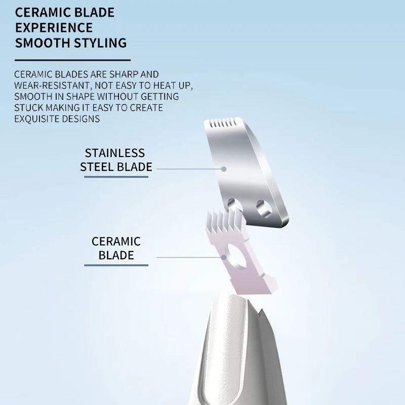 Waterproof Electric Groomer with LED Light