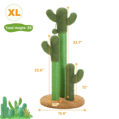 Cactus Cat Tree with Large Hammock