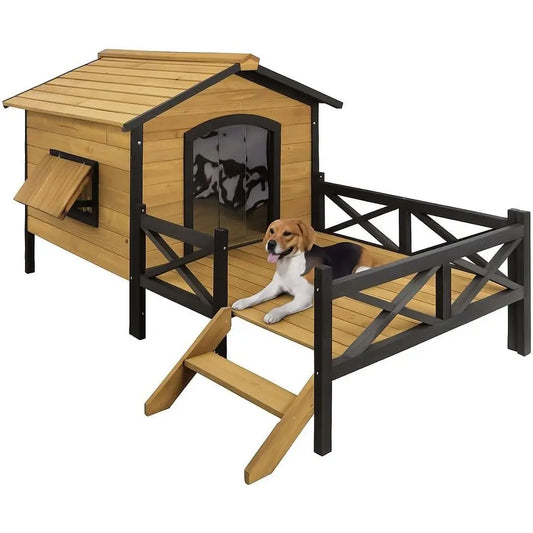 Large Dog House 43.3 L x 69.9 W x 32.7 H