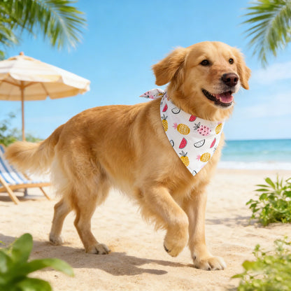 Fruit, Floral. Spring Bandana