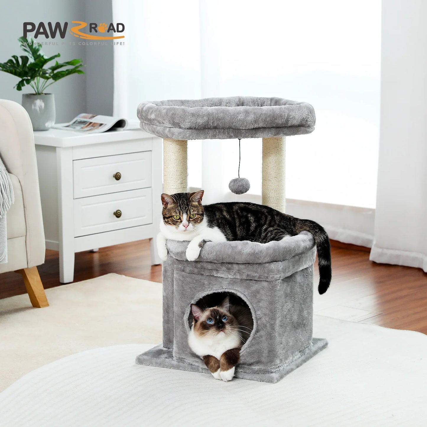 Cat Tree Tower Cozy w/Condo