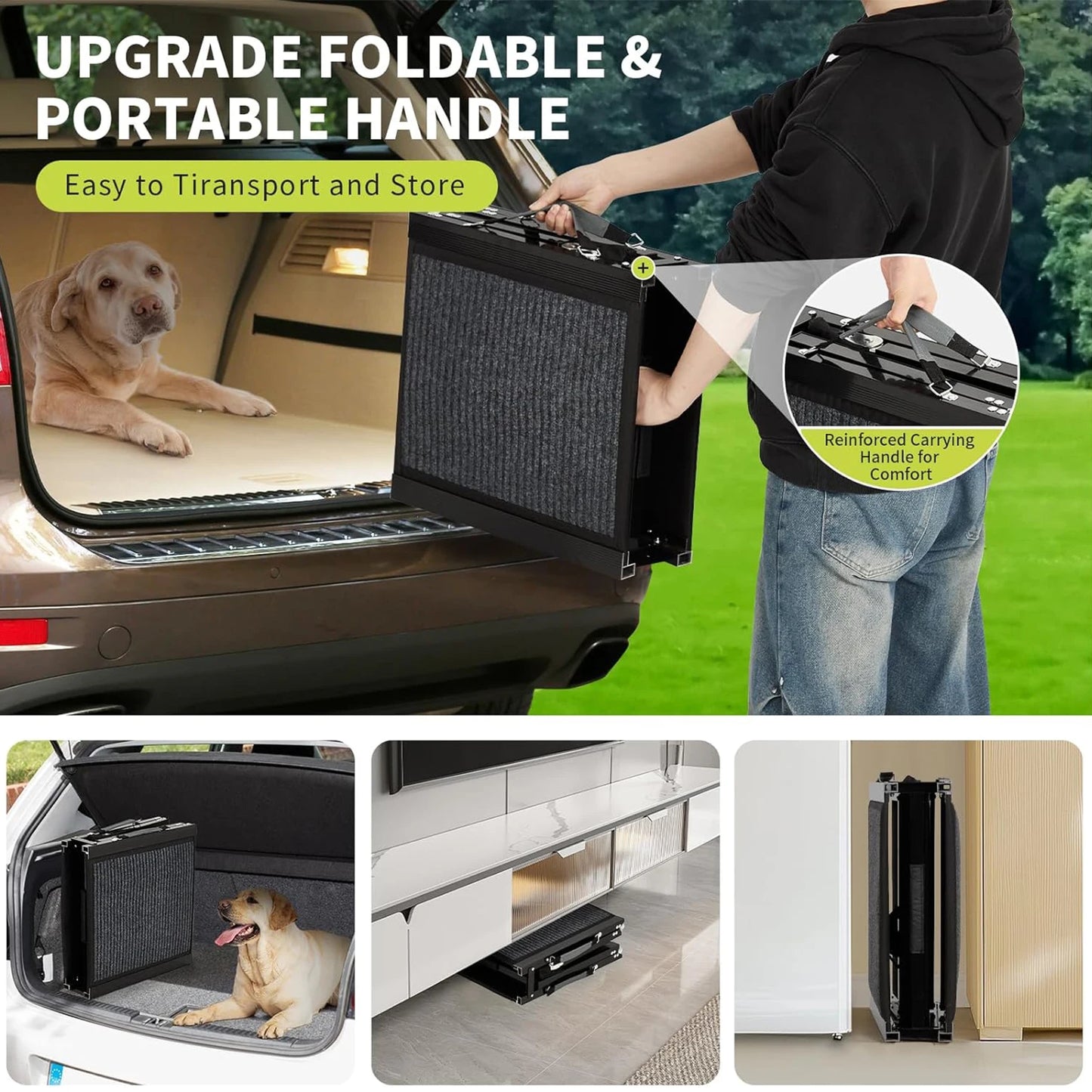 Folding Large Pet Ramp -Up to 250 LBS