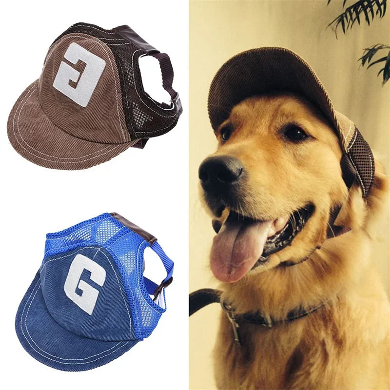 Sunscreen Baseball Cap w/Ear Holes