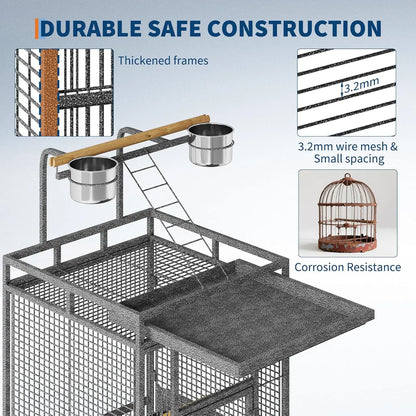 Large Metal Parrot Cage