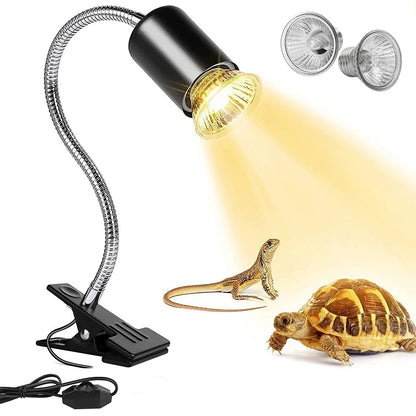 Reptile Heat Lamp 50W UVA UVB Light