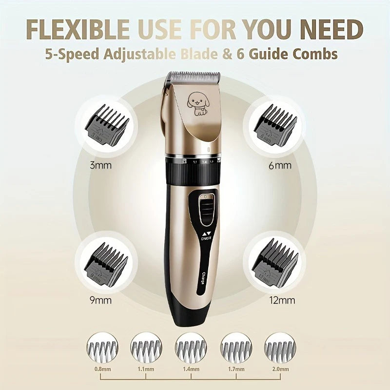 Electric Precision Pet Hair Trimmer Kit