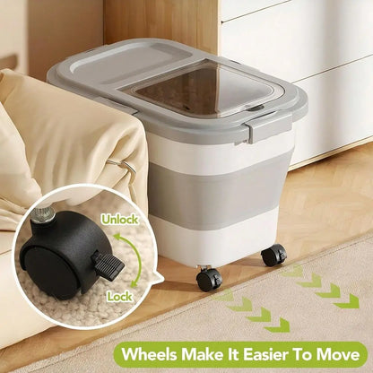 Medium Sized Pet Dog Food Storage Container