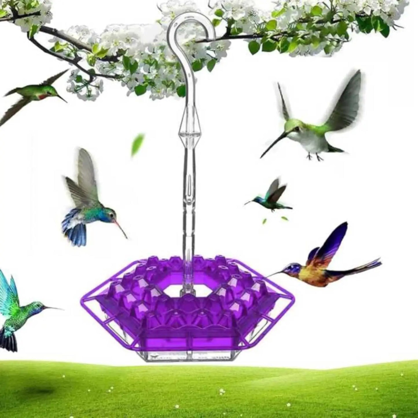Outdoor Hanging Leak-Proof Hummingbird Feeder