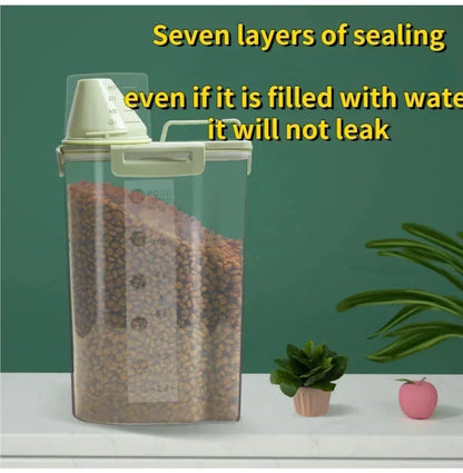1.5kg/2kg Dog Food Plastic Storage Tank